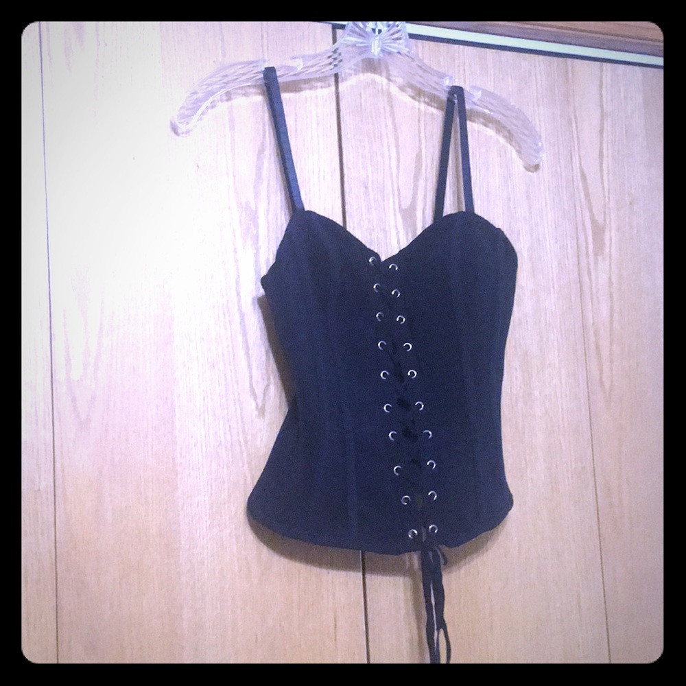 Forever 21 Black Corset Top